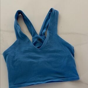 ALO Yoga Sky Blue Activewear Top